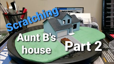 N scale scratch build of Aunt B's house. Part 2