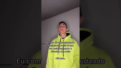 EU COM 15 ANOS ESTUDANDO INTELIGÊNCIA SOCIAL... #Shorts