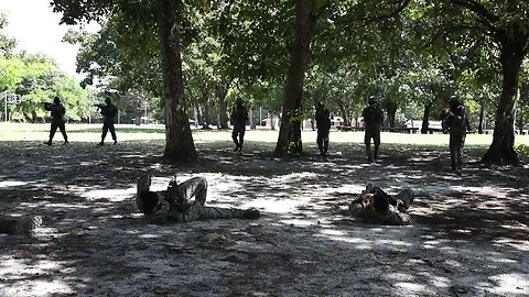 GDF, Royal Bermuda Regiment, and Royal Bahamas Defense Force train at Camp Seweyo