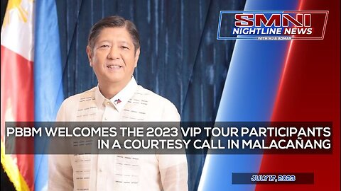 REPLAY: PBBM welcomes the 2023 VIP Tour participants in a courtesy call in Malacañang