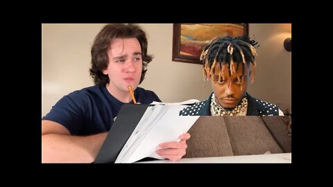 Job interview w/ Juice Wrld.🤔Credit: JGGLS