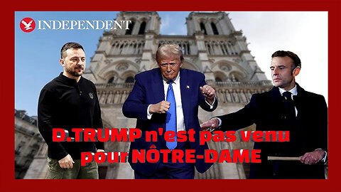 D.TRUMP n'est pas venu à Paris pour Nôtre-Dame (Hd 720)