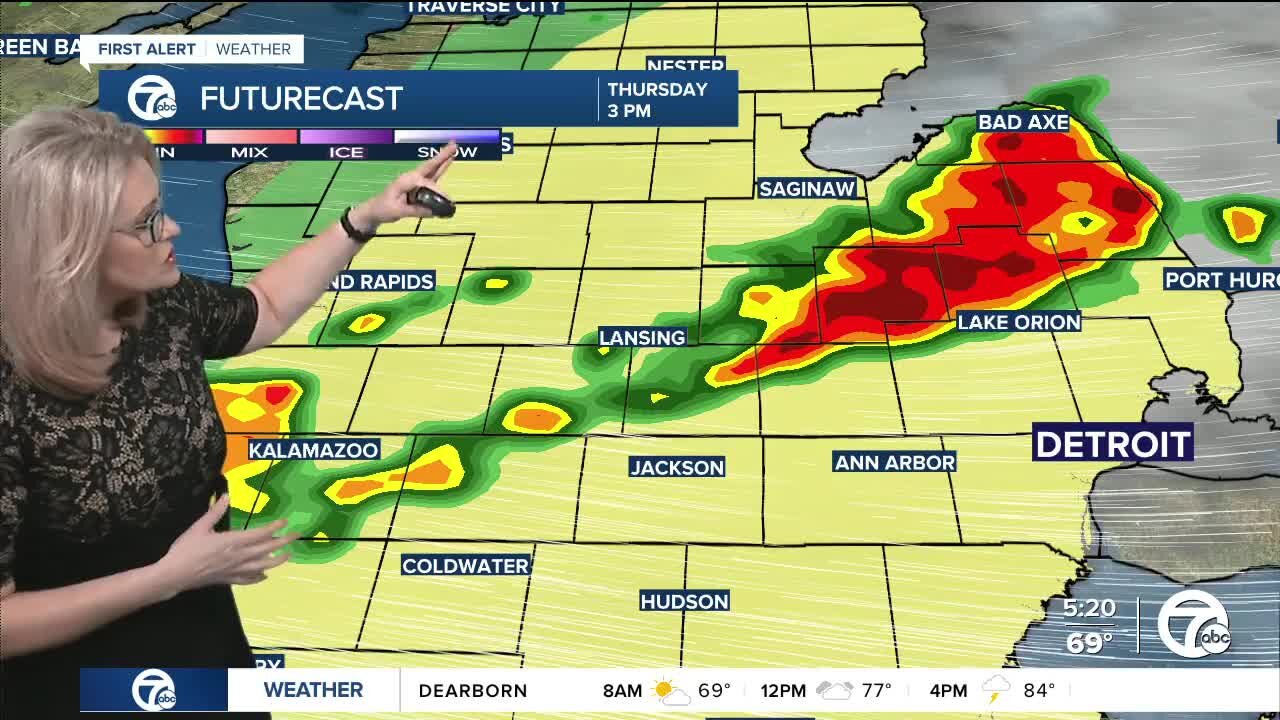 Detroit Weather: Storms this afternoon could be severe