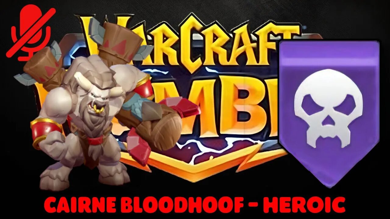 WarCraft Rumble - Cairne Bloodhoof Heroic - Undead