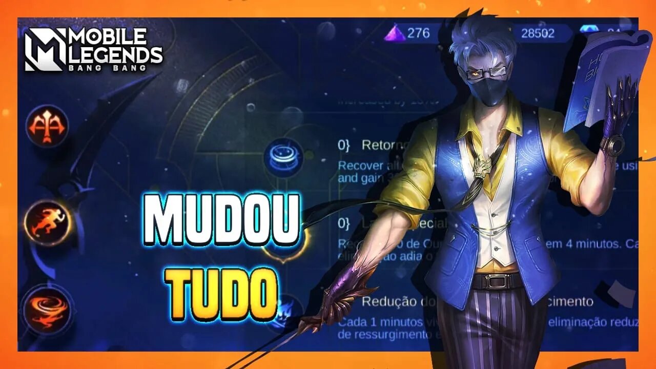 NOVO SISTEMA DE EMBLEMAS INACREDITÁVEL !!!! ENTENDA JA | MLBB