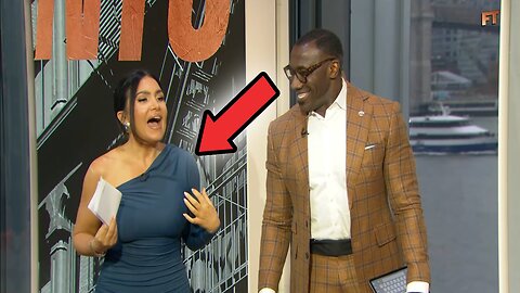 Shannon Sharpe Couldn't Help Seeing THIS From Molly Qerim! | ESPN First Take Highlights 11/21/23