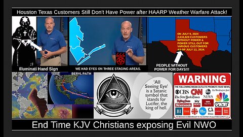Houston Texas Customers Still Don't Have Power after HAARP Weather Warfare Attack!