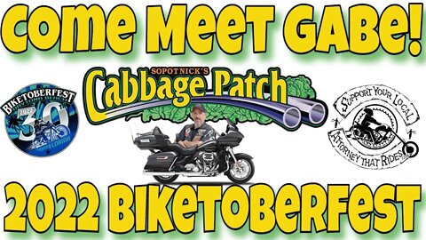2022 Biketoberfest: Gabe Setting Up At Cabbage Patch bar