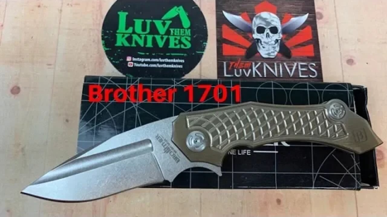 Brother 1701Titanium Flipper / Includes disassembly