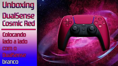 Unboxing Novo Controle DualSense Cosmic Red PS5