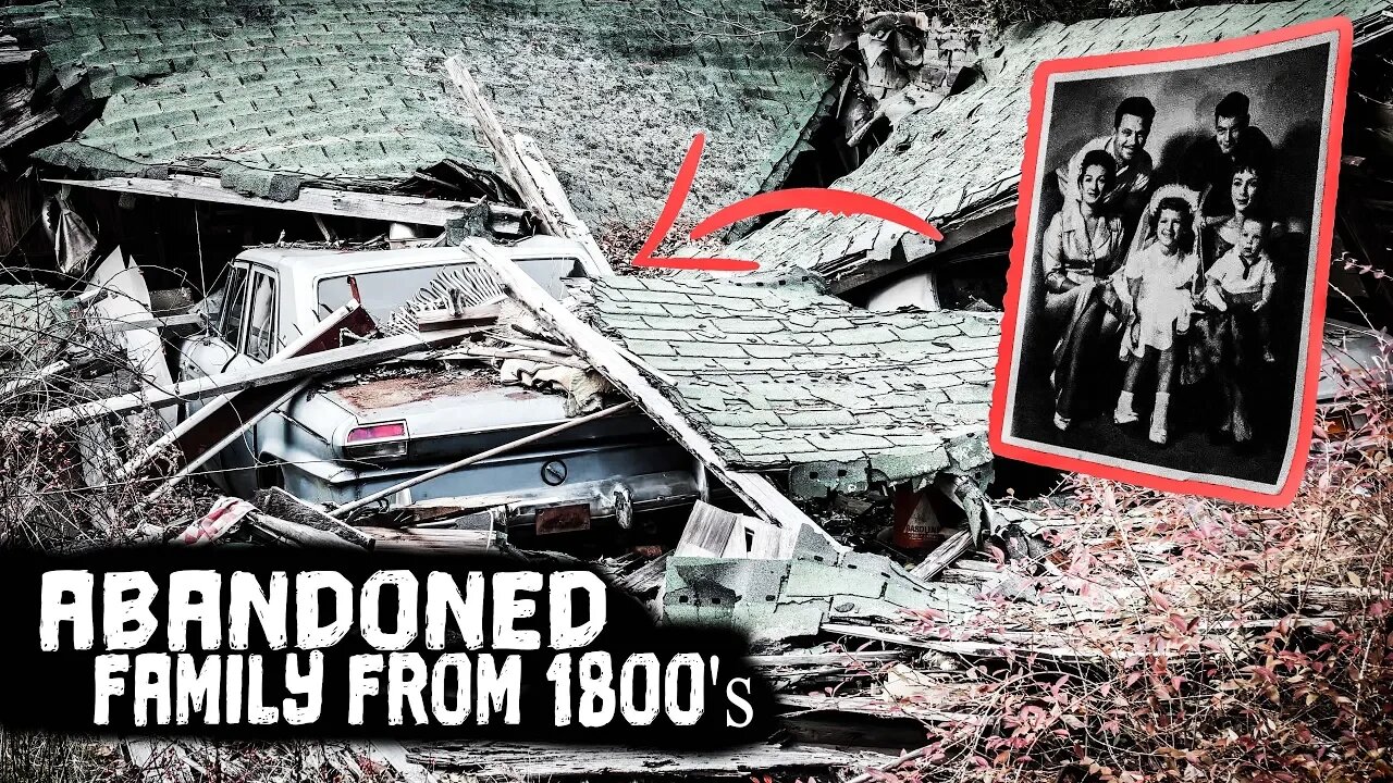 ABANDONED HOUSE WITH FAMILY BELONGINGS FROM 1800'S LEFT BEHIND