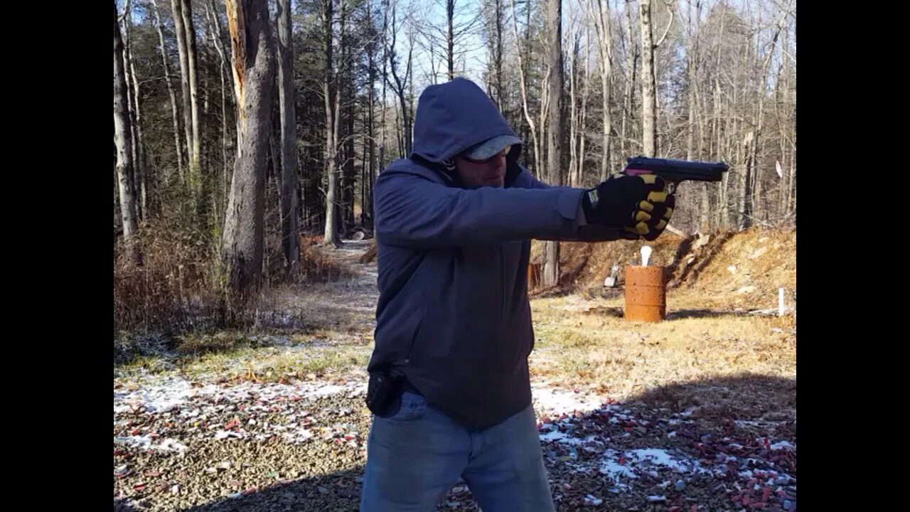Holster Draw with Winter Gloves - Beretta 92