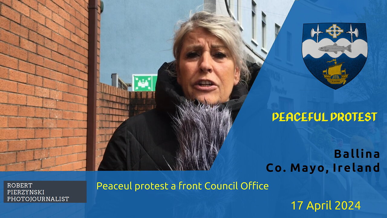 Ballina Says No! Protest outside the Council Office in Ballina - Video No.12