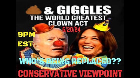 WHO'S GOING TO BE REPLACED JOE BIDEN OR KAMALA HARRIS THAT'S THE QUESTION ON TONIGHT'S EPISODE???
