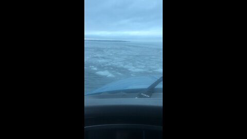 CROSSING THE LAKE ON A BOAT IN MY SEMI TRUCK