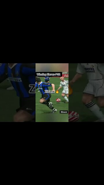 GOLAÇO DO ZIDANE NO WINNING ELEVEN(PRO EVOLUTION SOCCER -PES) - PS2