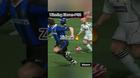 GOLAÇO DO ZIDANE NO WINNING ELEVEN(PRO EVOLUTION SOCCER -PES) - PS2
