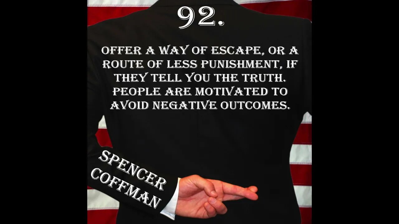 E92 - Avoid Negative Outcomes - Deception Tips Podcast