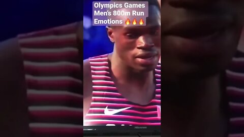 Olympics Games Men’s 800m Run Emotions 🔥🔥🔥