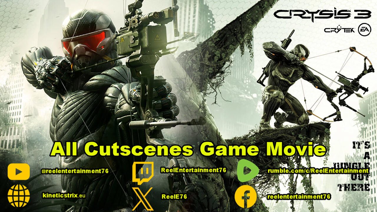 Crysis 3 Remaster All Cutscenes Game Movie