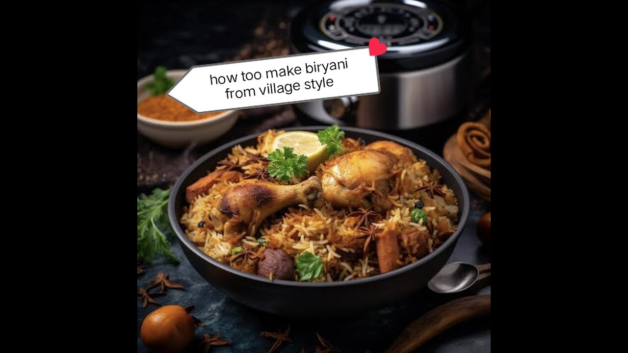 how to make chicken biryani from village style