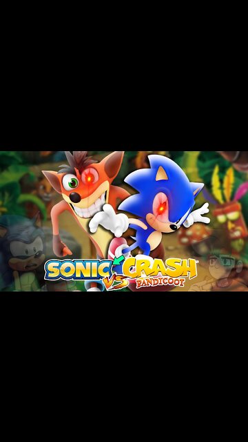 SONIC INVADIU o Crash Bandicoot | Sonic in CRASH #shorts