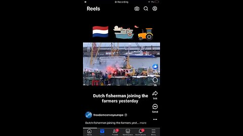 Dutch fishermans joining farmers