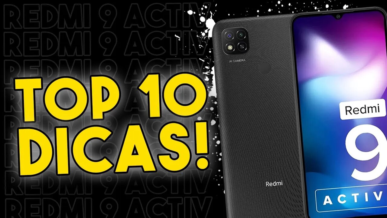 TOP 10 DICAS E TRUQUES para o Redmi 9 Activ que você PRECISA SABER!