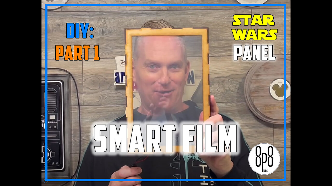 DIY: SMART FILM -Part 1 - Star Wars Panel #starwars #smartfilm #disney #led #diy #babyyoda #grogu