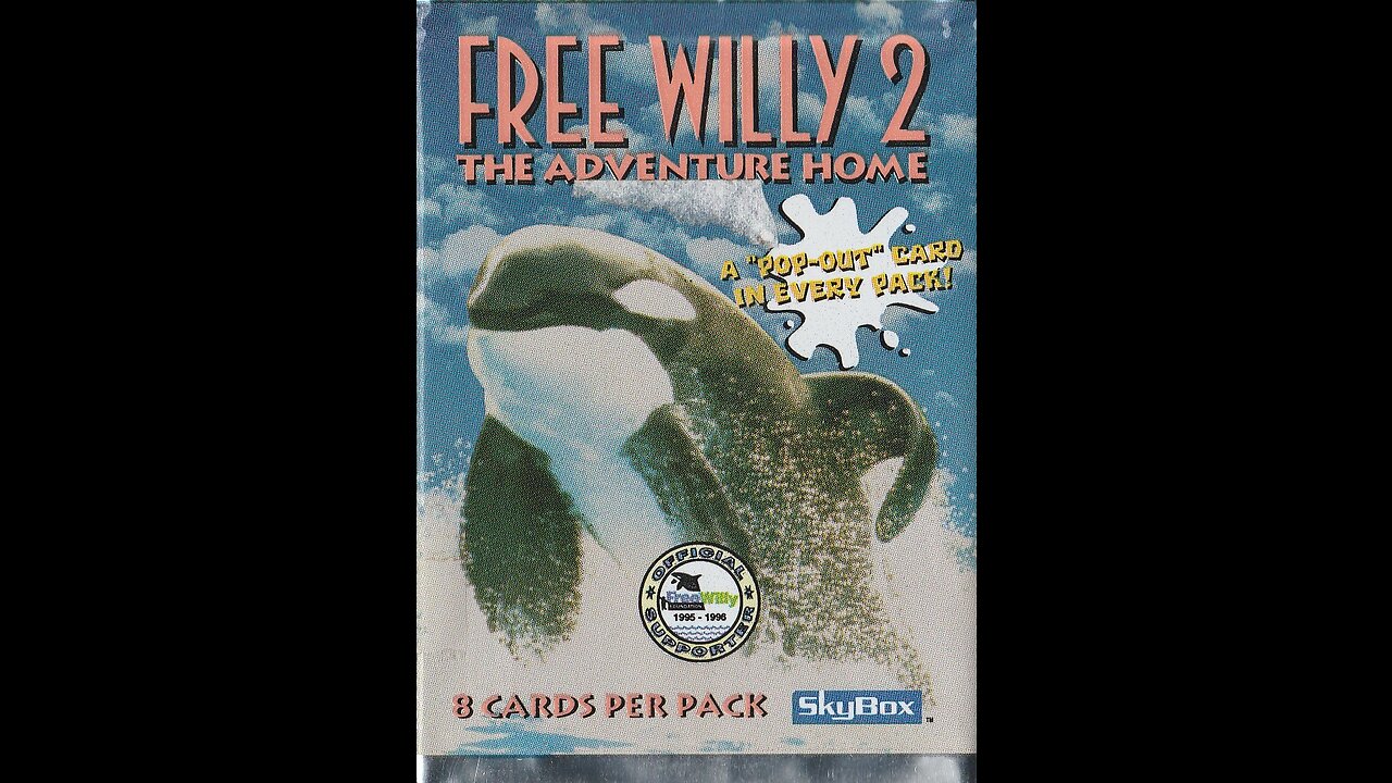 Free Willy 2 trading card packs (1995, SkyBox) -- What's Inside