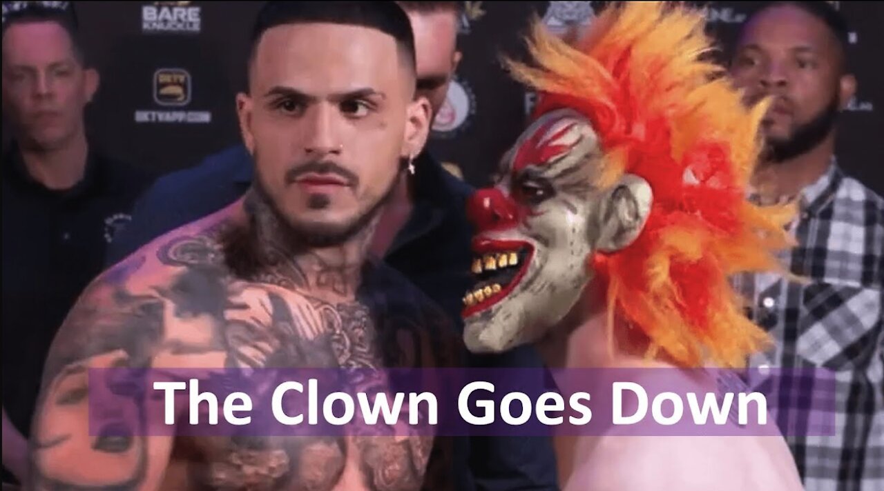 Clown Gets Knocked Out From A Single Punch: BKFC 18 Famez vs Teague