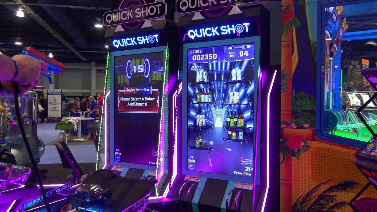 Quick Shot - Arcade Shooting Gallery by JET (Amusement Expo 2022)