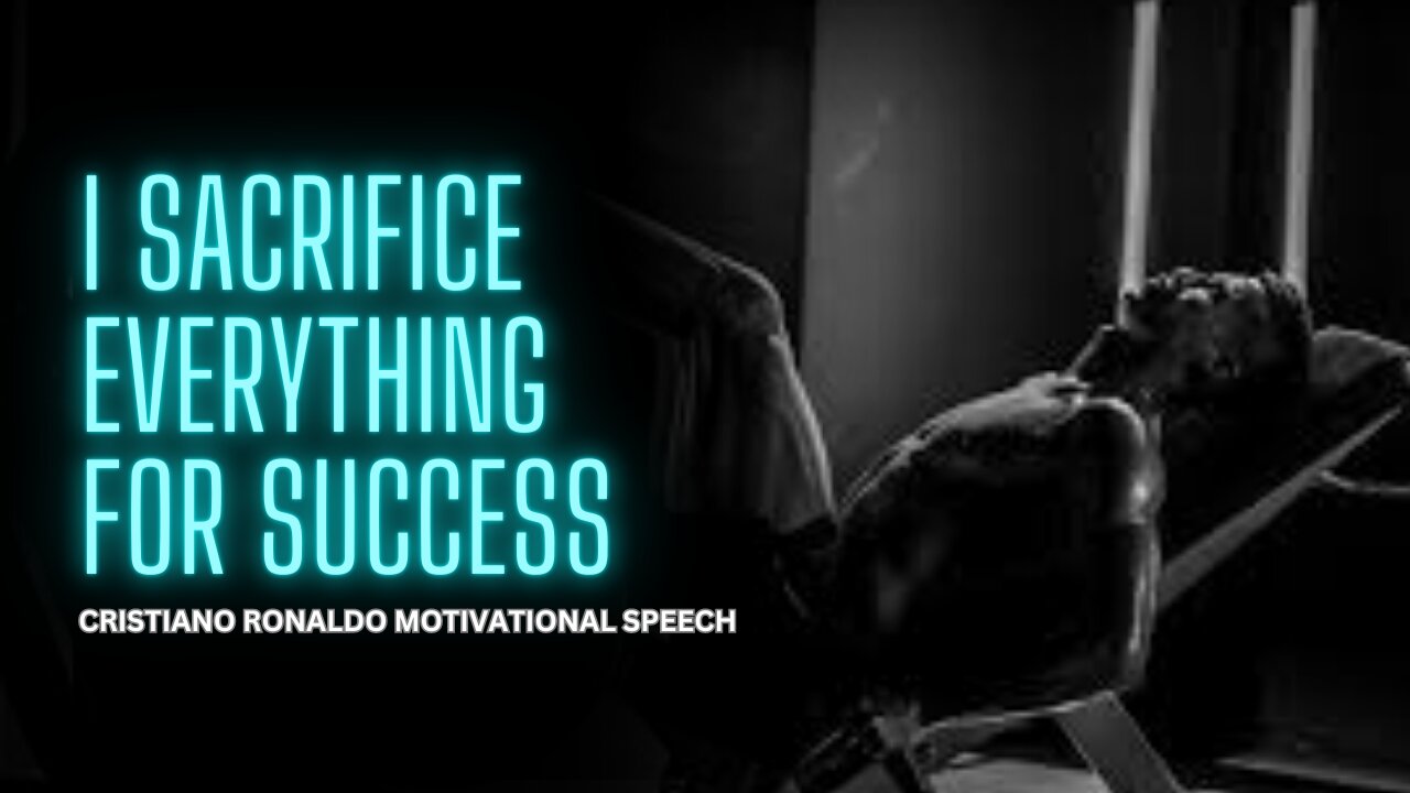 DEDICATE YOURSELF 100% OR STOP - BEST MOTIVATIONAL SPEECH BY CR7 - CRISTIANO RONALDO🐐