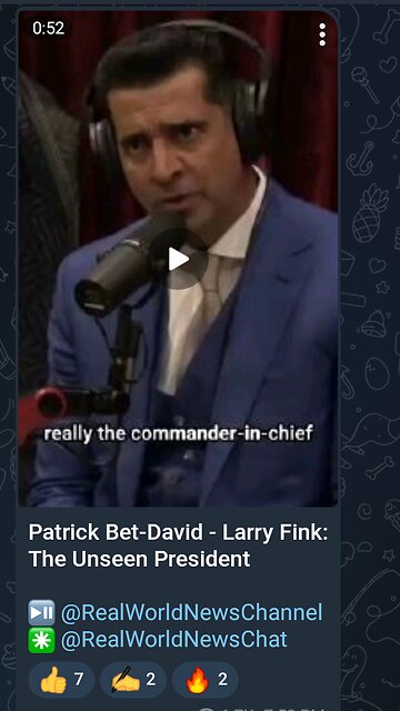 Patrick Bet and Larry Fink