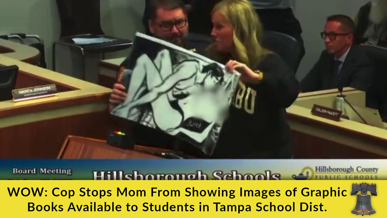 WOW: Cop Stops Mom From Showing Images of Graphic Books Available to Students in Tampa School Dist.