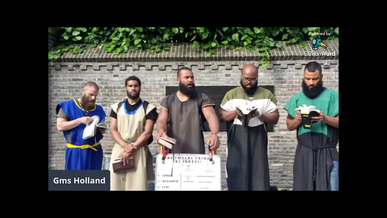 🔴 GMS ROTTERDAM ON LOCATION: 12 TRIBES STONES & MONUMENT IN THE HAGUE, Rabbijn Maarsenplein