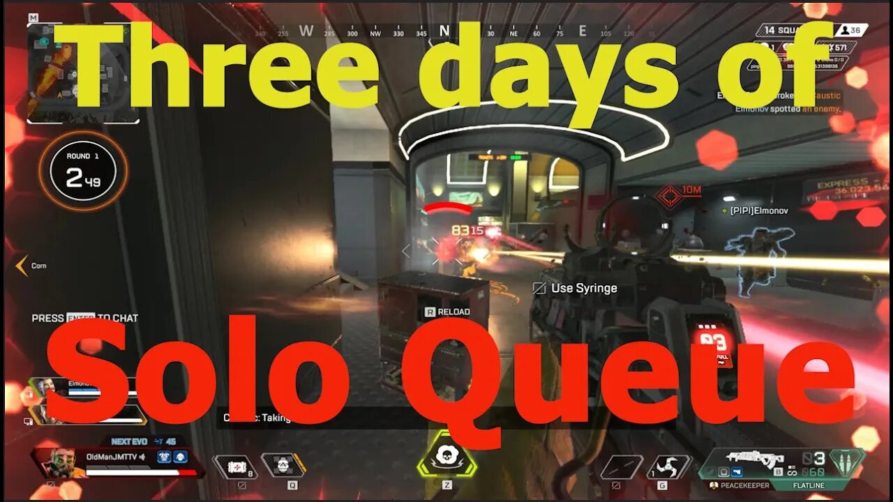 Apex Legends:3 days of solo queue looks like without a dub, until the most unlikely of circumstances