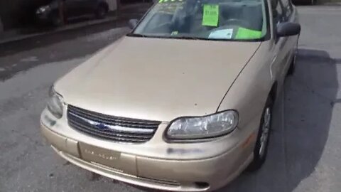 2002 CHEVY MALIBU BASE SEDAN