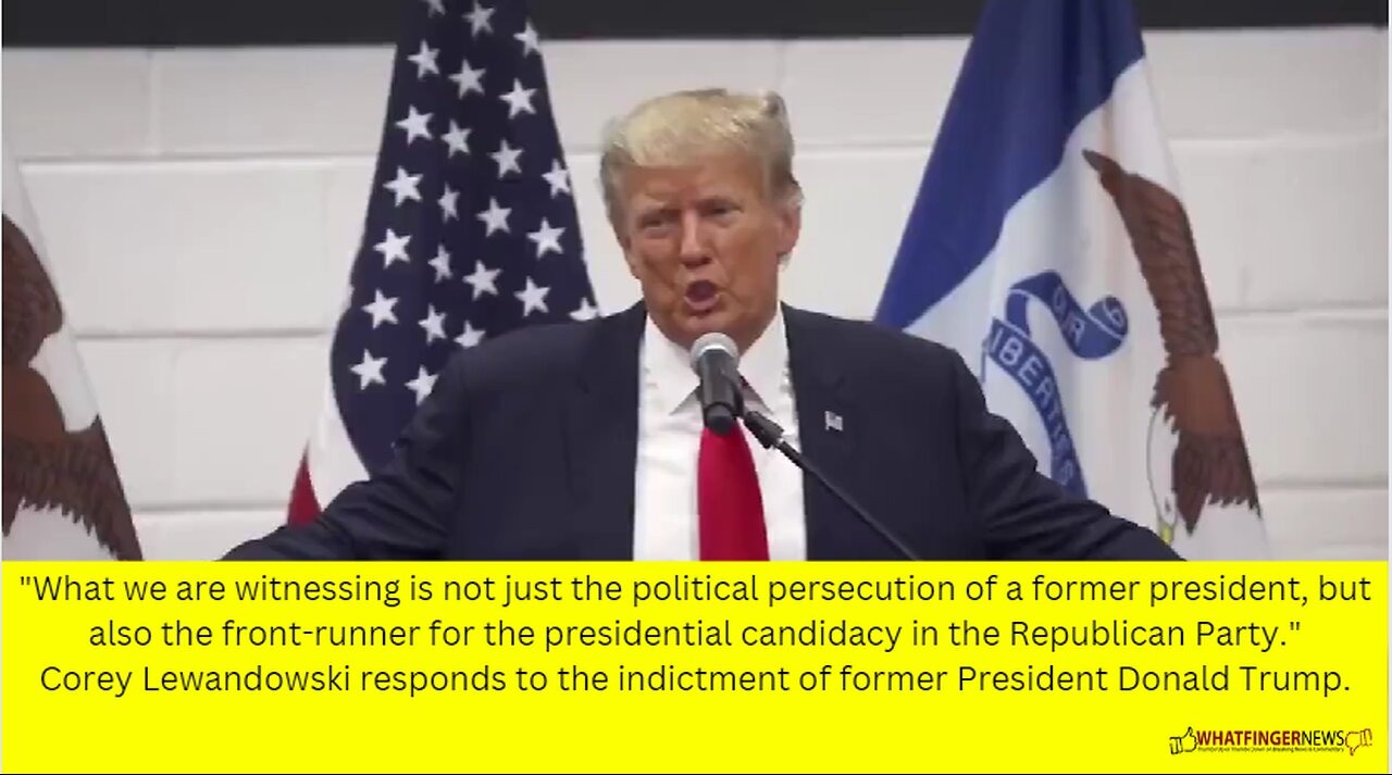 What we are witnessing is not just the political persecution of a former president