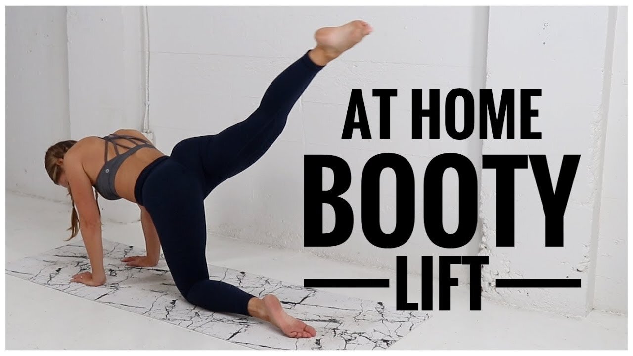 THE BEST At Home BOOTY Workout // No equipment