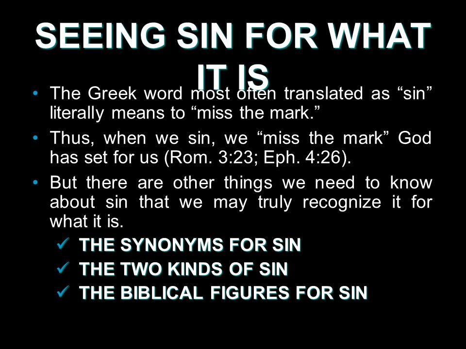 Are You Enslaved To Sin?