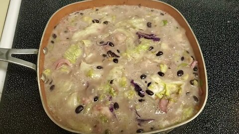 MEAL OF THE DAY A VEGETABLE BEANS HAM SOPA 😋👌😍