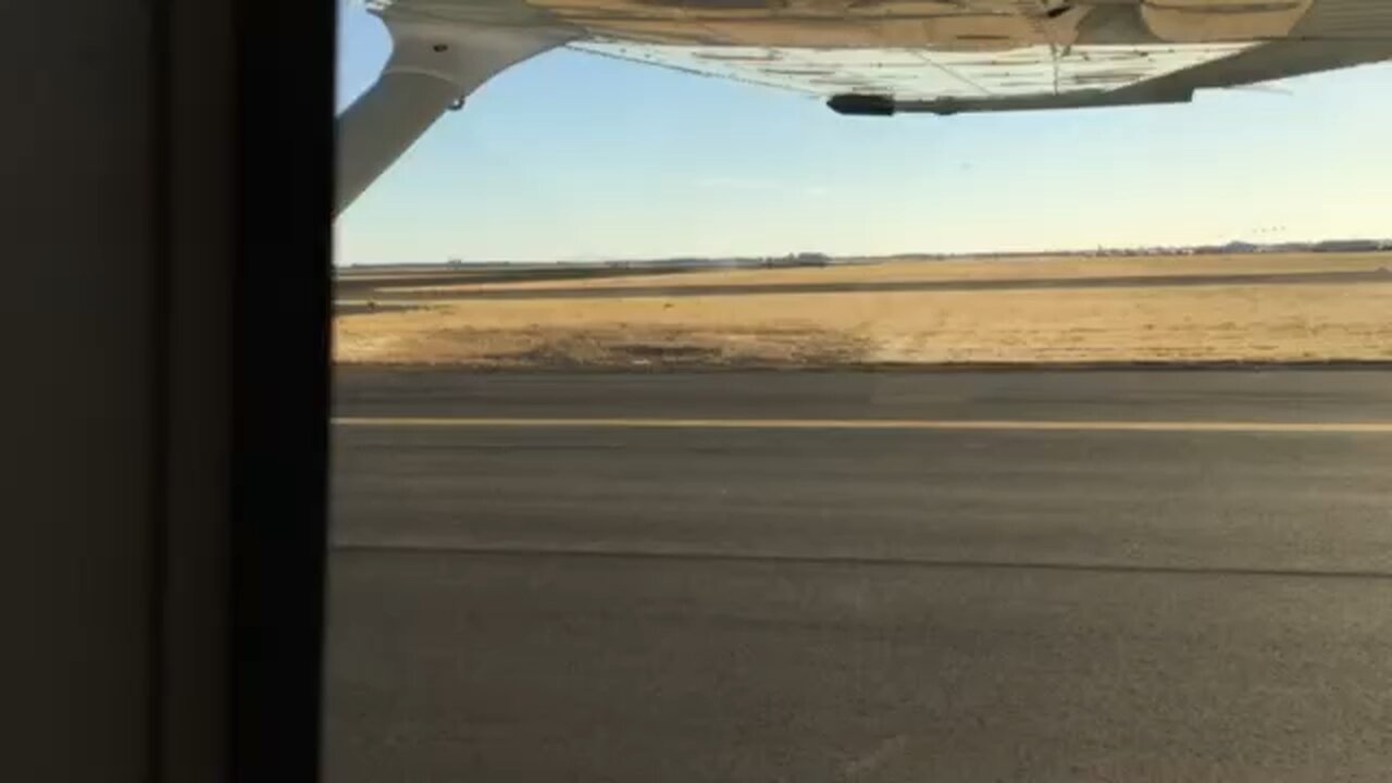 Taking off from Airshow