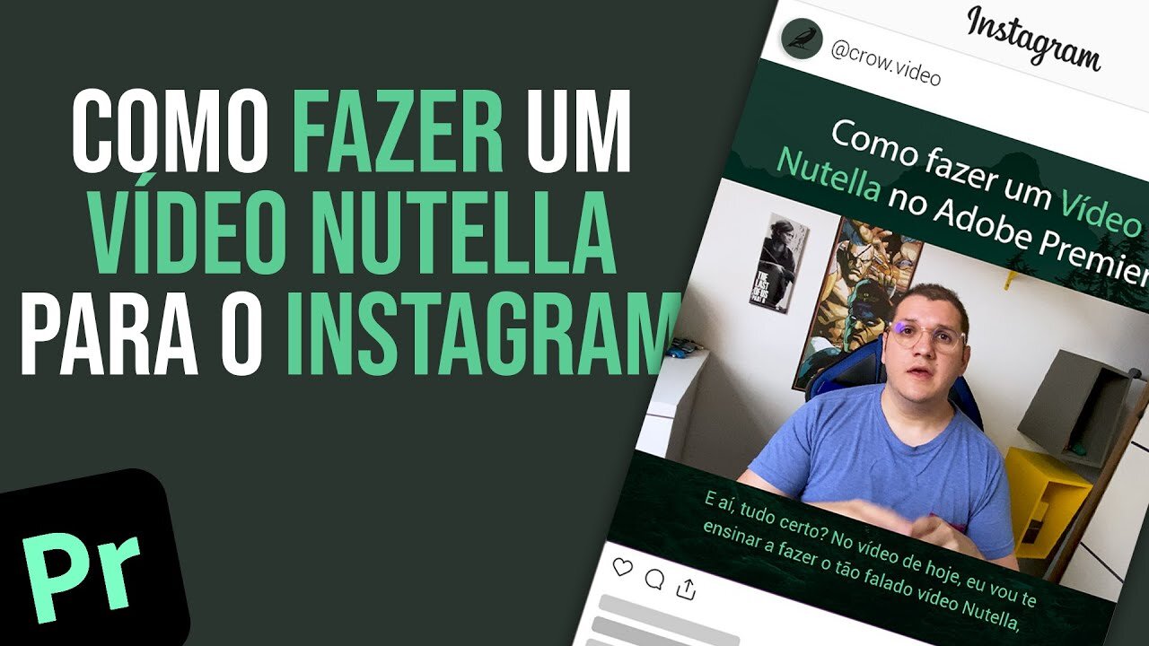 Criando vídeo Nugget / Nutella para o Instagram pelo Premiere.