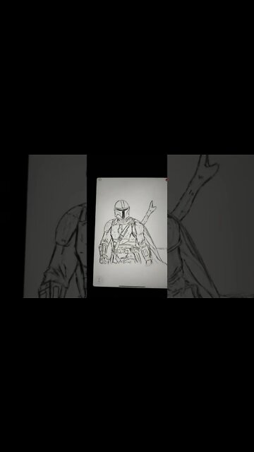 How to Draw The Mandalorian? - Daily Art nr.160🖌️