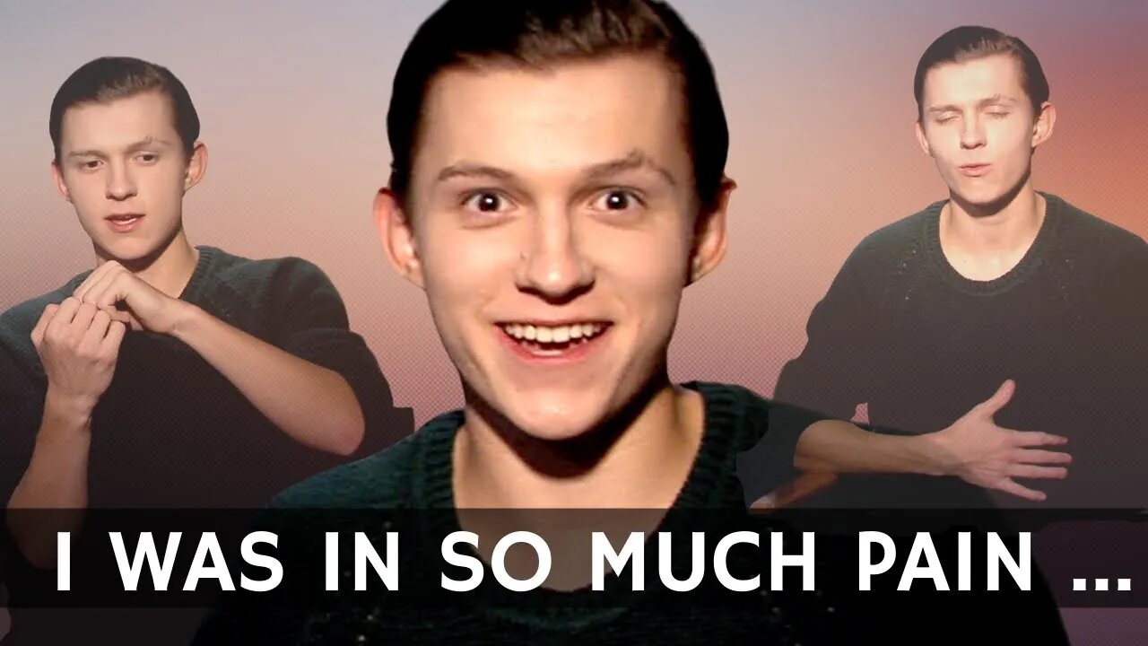 TOM HOLLAND Hilarious Fitness Confession - I Could Not Go To The Bathroom For One Week ...