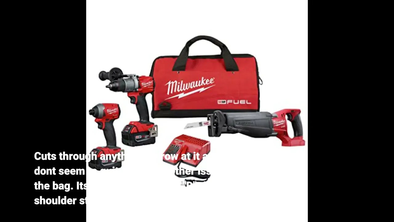 Milwaukee 2997-23 Fuel Combo Kit includes Drill Impact Reciprocating Sawzal