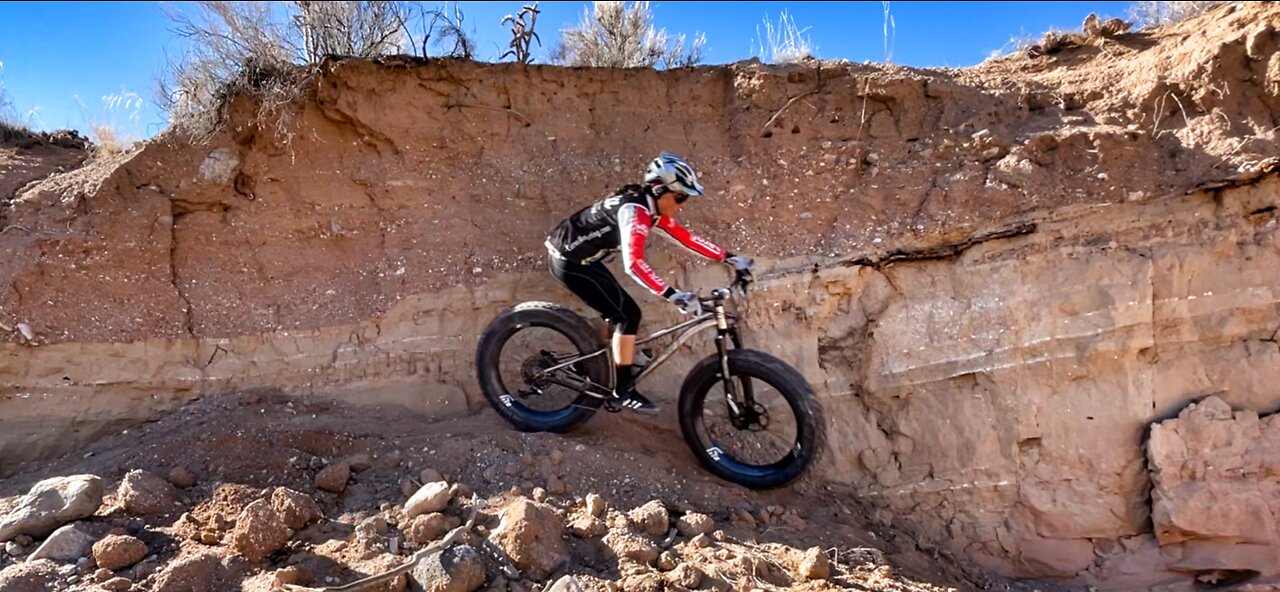 Jumping Dirt Piles In The Desert