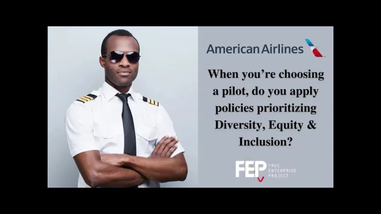 American Airlines ‘Absolutely’ Considers Skin Color and Sex When Hiring Pilots