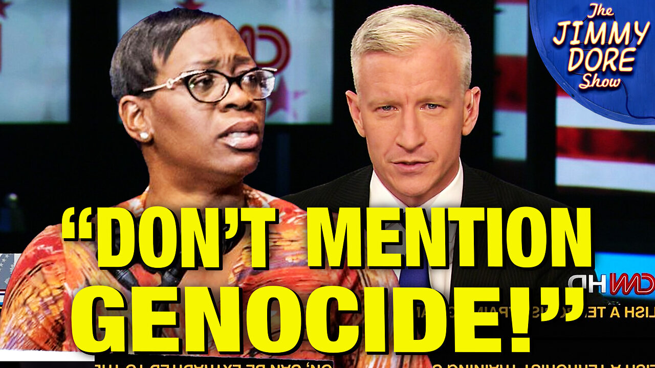 Anderson Cooper PANICS When Guest Brings Up Gaza Slaughter!